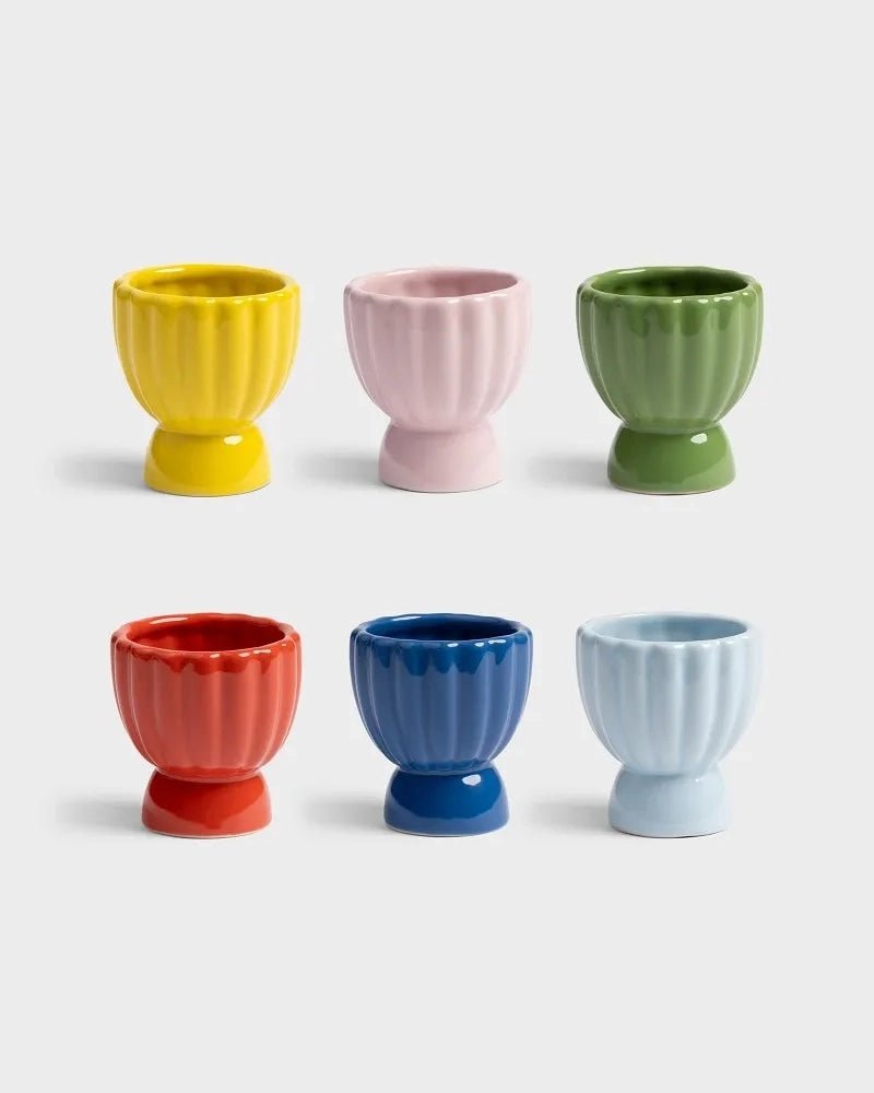 &Klevering - TUBE Eierbecher | Hellblau - Eierbecher - ROSA ECK Concept Store