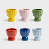 &Klevering - TUBE Eierbecher | Rot - Eierbecher - ROSA ECK Concept Store