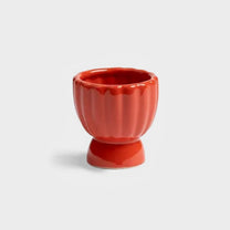 &Klevering - TUBE Eierbecher | Rot - Eierbecher - ROSA ECK Concept Store