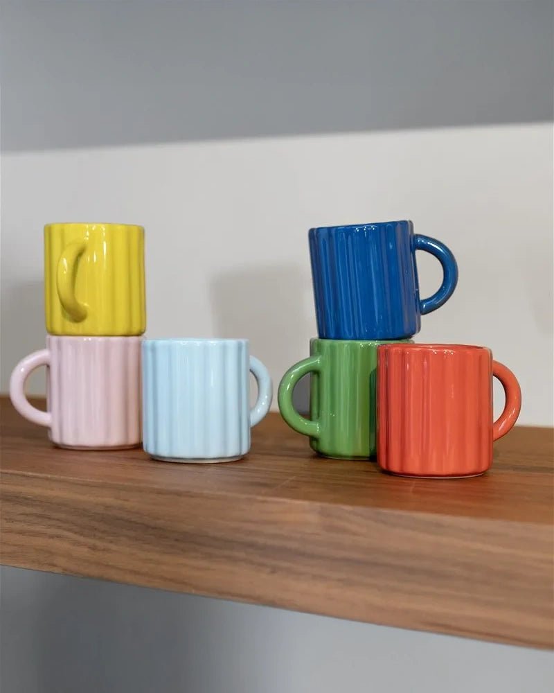 &Klevering - TUBE Espressotasse • Grün - Kaffee - und Teetasse - ROSA ECK