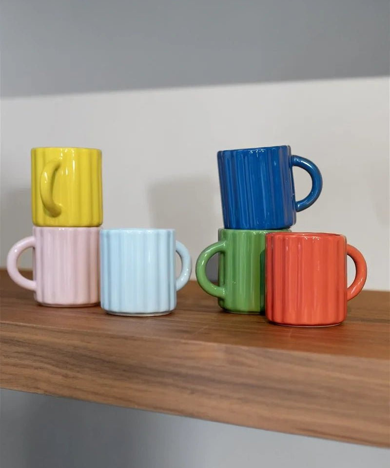 &Klevering - TUBE Espressotasse • Grün - Kaffee - und Teetasse - ROSA ECK