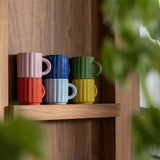 &Klevering - TUBE Tasse | Rosa - Kaffee - und Teetasse - ROSA ECK Concept Store