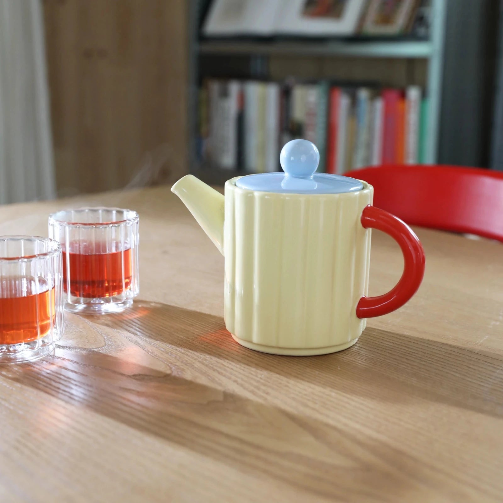 &Klevering - TUBE Trinkglas doppelwandig (2er-Set) • clear - ROSA ECK