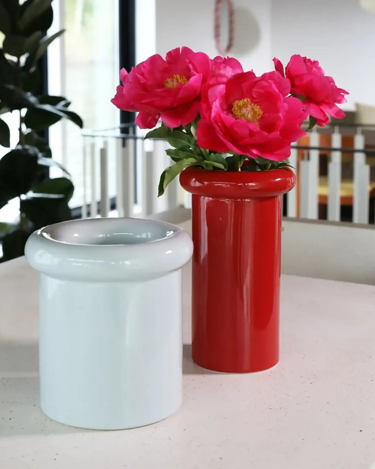 &Klevering - TURBAN Vase | Dunkelrot - Vase - ROSA ECK Concept Store