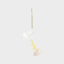 &Klevering - Weihnachtskugel Cocktailglas • Gelb - ROSA ECK