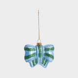 &Klevering - Weihnachtskugel Schleife • Blau - Weihnachtskugel - ROSA ECK