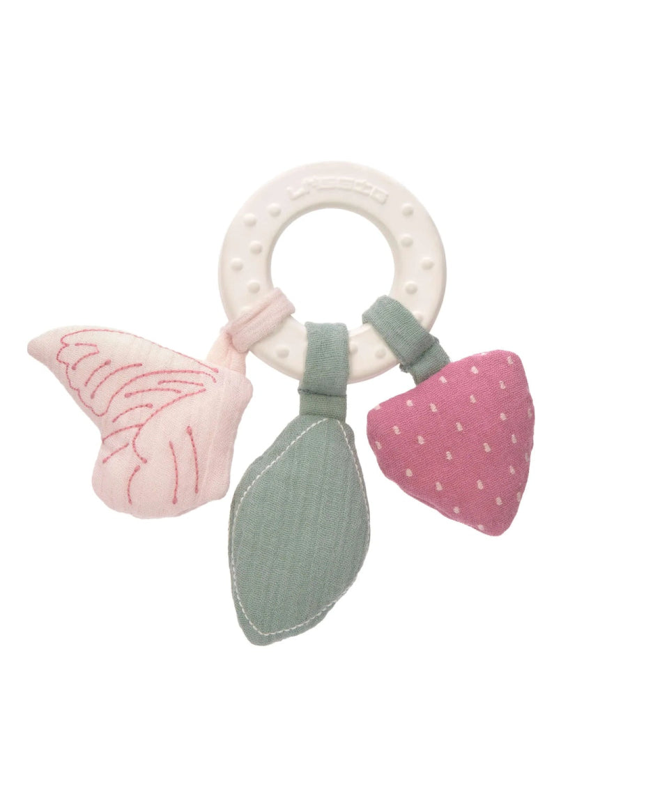 Lässig - Beißring aus Naturkautschuk • Butterfly - Babyspielzeug - ROSA ECK Concept Store