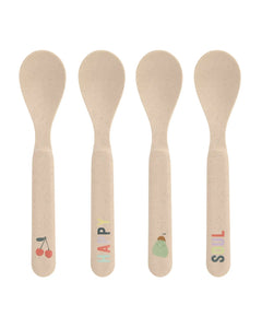 Lässig - HAPPY FRUITS Kinder - Löffel Set • Kirsche - ROSA ECK