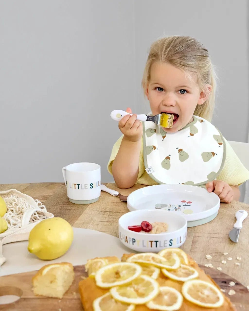 Lässig - HAPPY FRUITS Kinderbesteck • Bunt - ROSA ECK