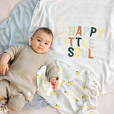 Lässig - HAPPY FRUITS Mulltücher aus Bio - Baumwolle • Zitrone - Mulltuch - ROSA ECK Concept Store