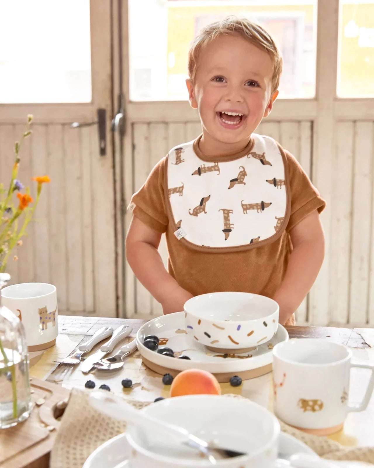 Lässig - LITTLE MATEYS Kinderbesteck • Königsblau - ROSA ECK
