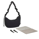 Lässig - LUNUA Wickeltasche Crossbody • black - ROSA ECK