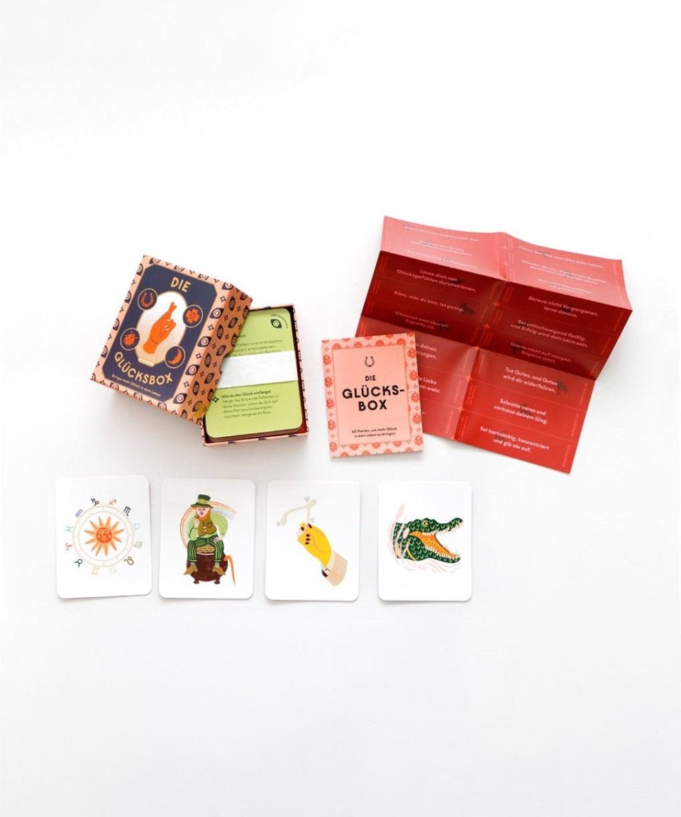 Laurence King Publishing - DIE GLÜCKSBOX Kartenset - ROSA ECK - LKG, ,
