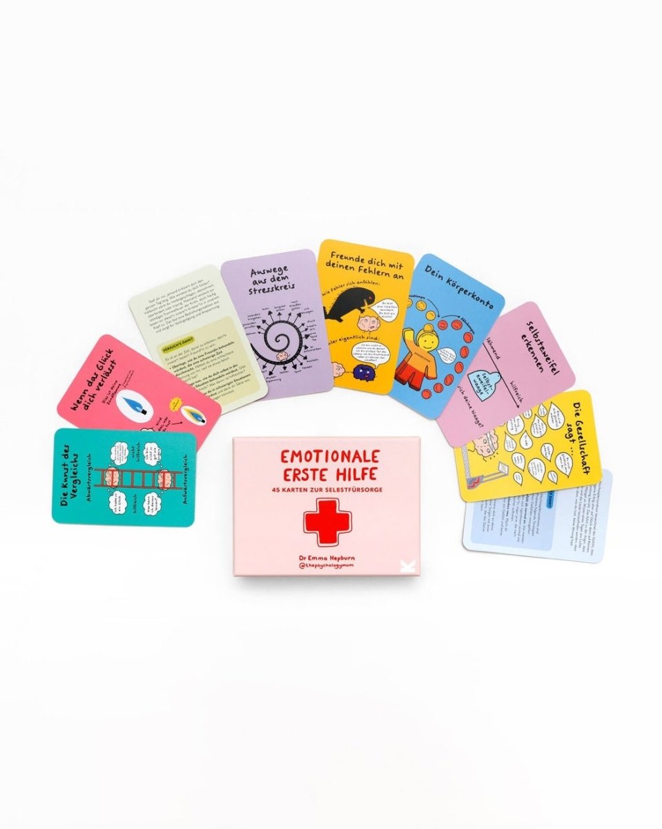 Laurence King Publishing - EMOTIONALE ERSTE HILFE Kartenset - ROSA ECK - LKG, ,