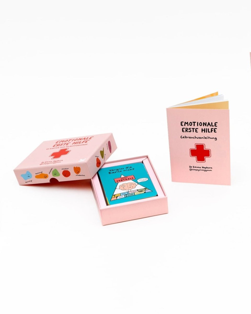 Laurence King Publishing - EMOTIONALE ERSTE HILFE Kartenset - ROSA ECK - LKG, ,