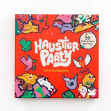 Laurence King Publishing - HAUSTIER - PARTY Knäuelpuzzle - ROSA ECK