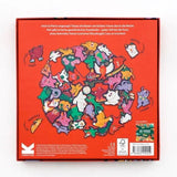 Laurence King Publishing - HAUSTIER - PARTY Knäuelpuzzle - ROSA ECK