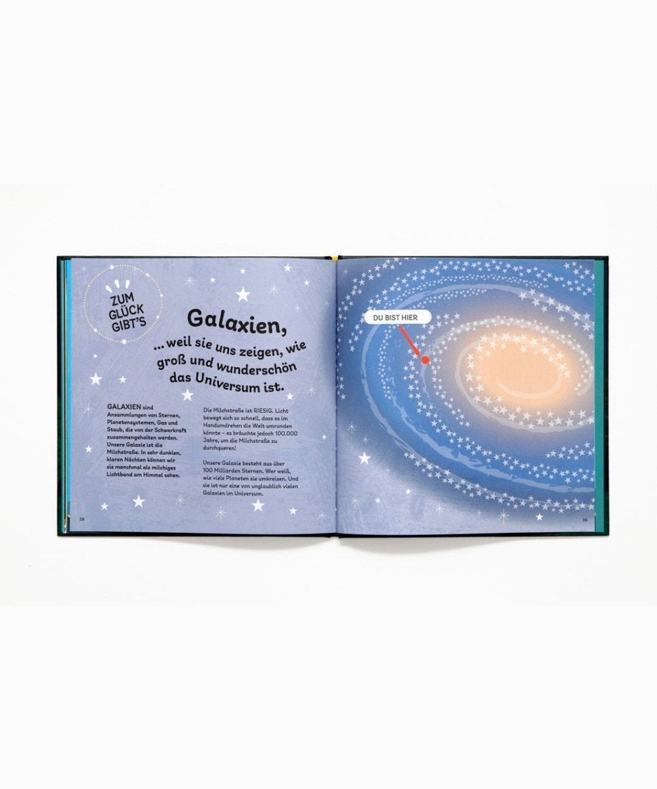 Laurence King Publishing - ZUM GLÜCK GIBT'S STERNE UND DEN MOND Kinderbuch - ROSA ECK - Kinder, LKG,