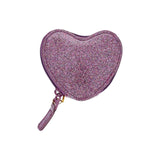 Le petit Souk - Kinder-Geldbeutel mit Glitzer • Herz Lila - ROSA ECK