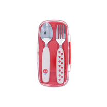 Le petit Souk - Kinderbesteck mit Etui • Vichy Apfel - ROSA ECK
