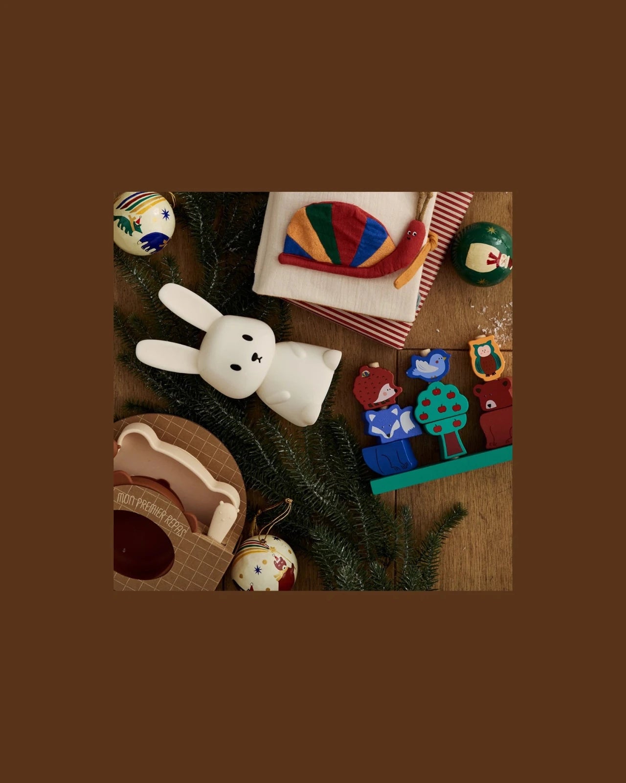 Le petit Souk - Stapelspiel aus Holz • Waldtiere - ROSA ECK