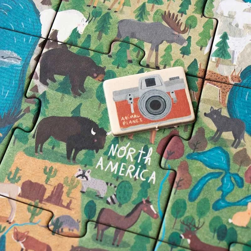 Londji - ANIMAL PLANET Kinder - Puzzle - Puzzle - ROSA ECK