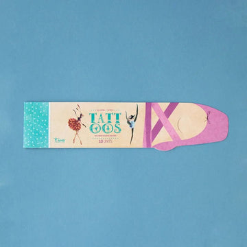 Londji - BALLERINE Temporäre Kinder - Tattoos - Kindertattoos - ROSA ECK