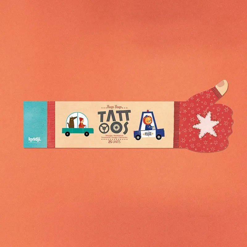 Londji - Kinder - Tattoos • Beep, Beep! - ROSA ECK