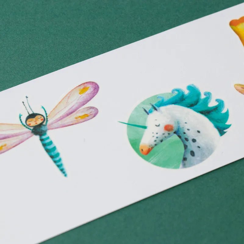 Londji - MAGIQUE Temporäre Kinder - Tattoos - Kindertattoos - ROSA ECK
