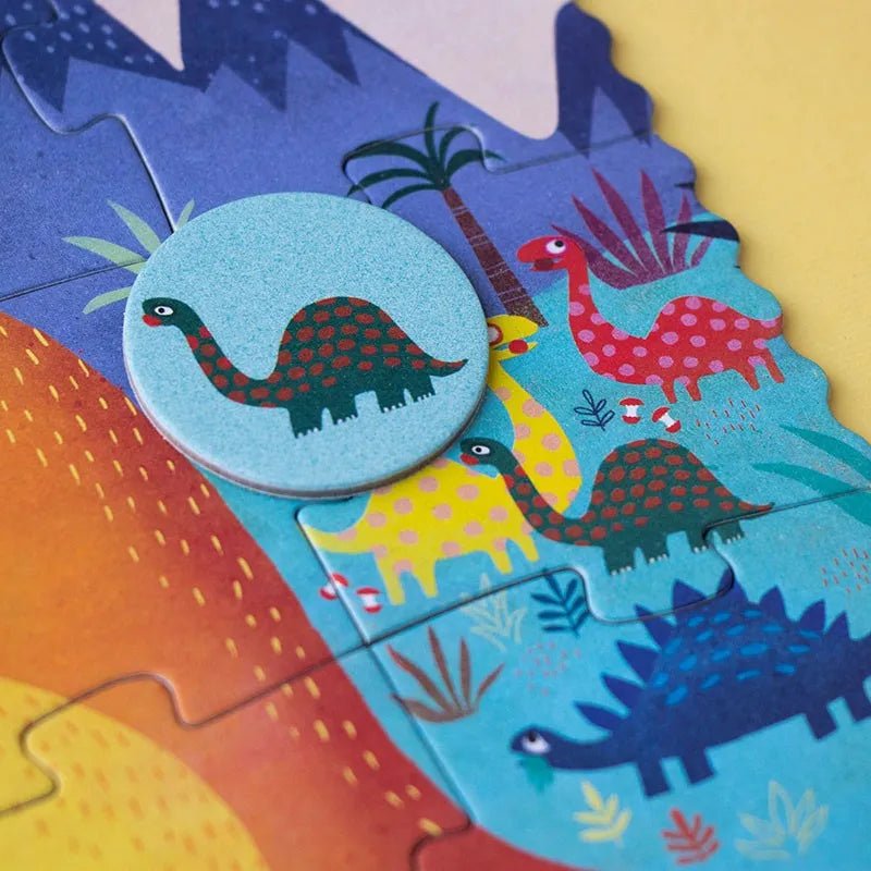 Londji - MY LITTLE DINO Pocket - Kinder - Puzzle - Puzzle - ROSA ECK