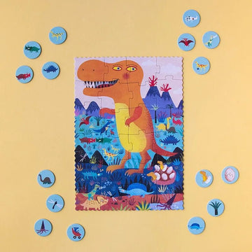 Londji - MY LITTLE DINO Pocket - Kinder - Puzzle - Puzzle - ROSA ECK