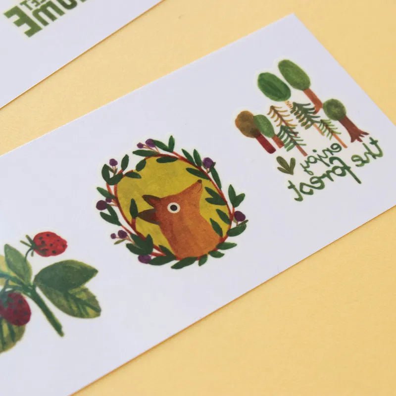 Londji - NATURE Temporäre Kinder - Tattoos - Kindertattoos - ROSA ECK