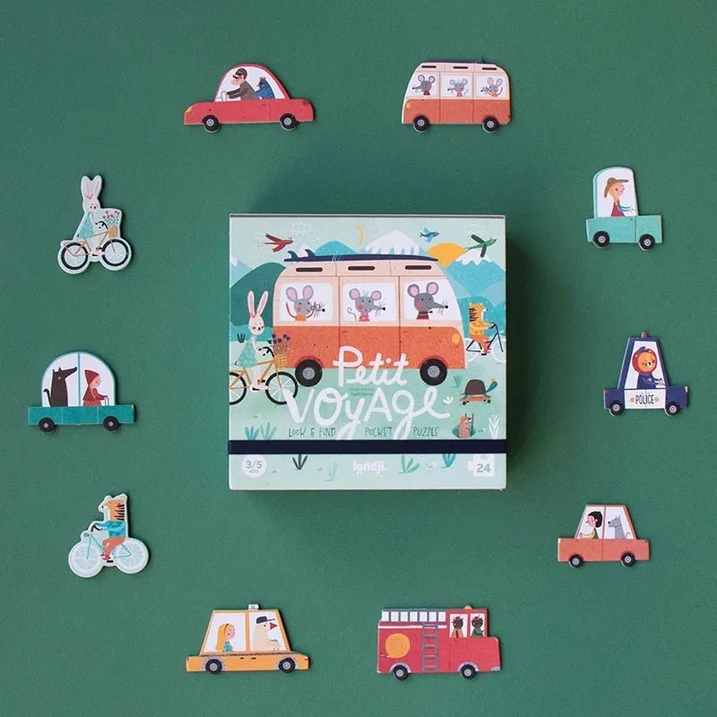 Londji - PETIT VOYAGE Pocket - Kinder - Puzzle - Puzzle - ROSA ECK