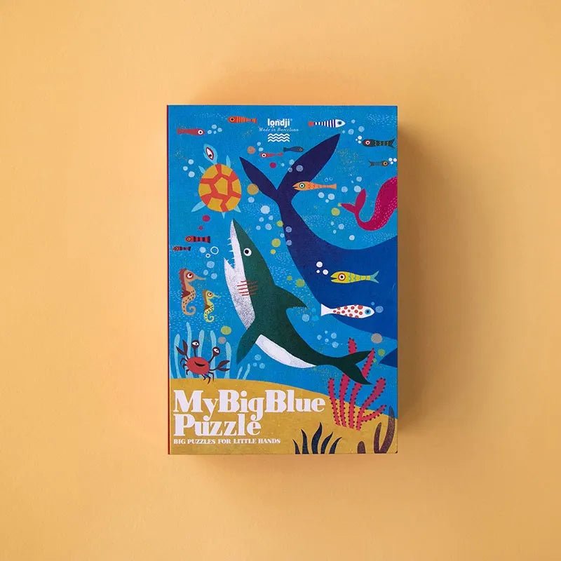 Londji - Puzzle (ab 3 Jahren) • My Big Blue Puzzle - ROSA ECK