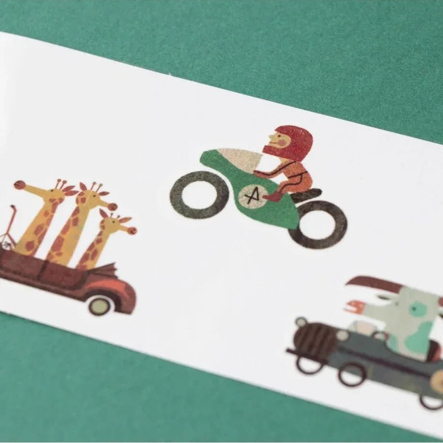 Londji - RACE Temporäre Kinder - Tattoos - Kindertattoos - ROSA ECK