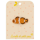Luciole et Petit Pois - CLOWNFISCH Mini - Haarspange - ROSA ECK