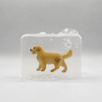 Ludi Soap - Seife mit Figur • Hund - ROSA ECK