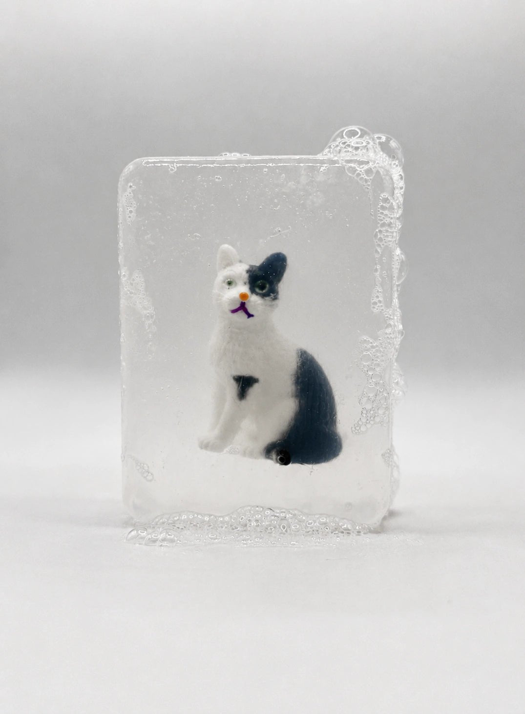 Ludi Soap - Seife mit Figur • Katze - ROSA ECK