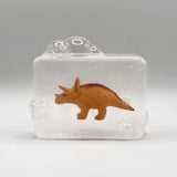 Ludi Soap - Seife mit Figur • Triceratops - ROSA ECK