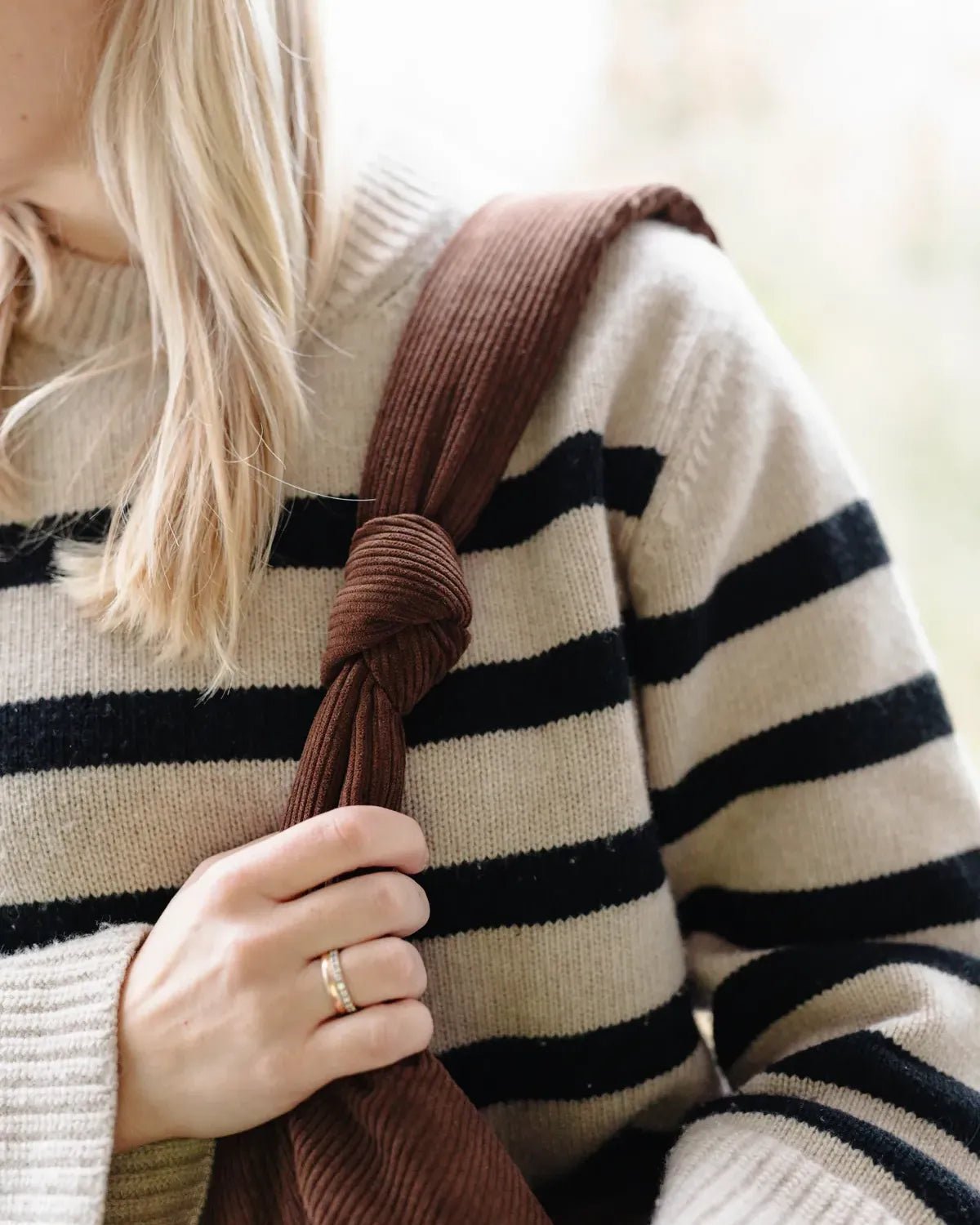 Lukkily - LUKKILY BAG 1 • Cord chocolate - Tasche - ROSA ECK Concept Store