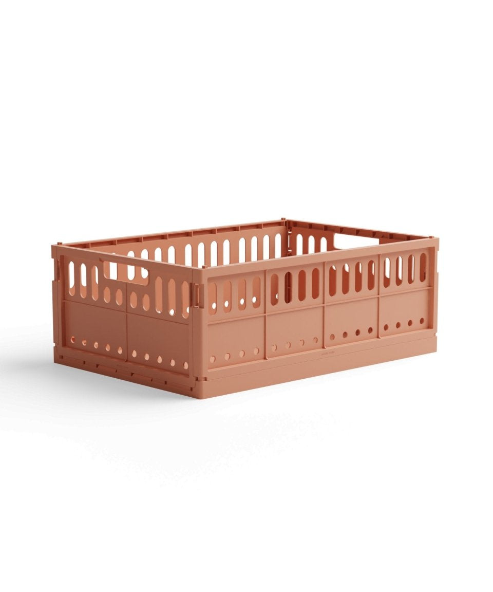 Made Crate - Klappbox Maxi Peachy - ROSA ECK - Orange, ,