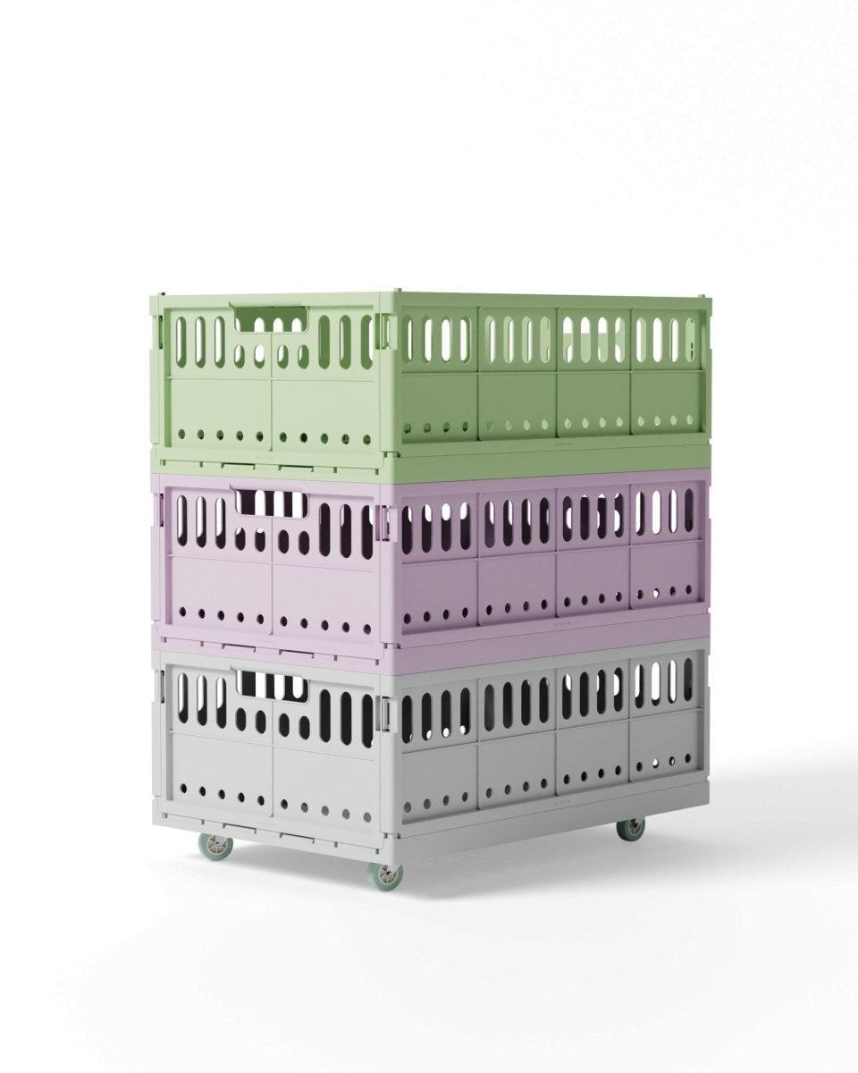 Made Crate - Klappbox Midi Candyfloss Pink - ROSA ECK - Pink, ,
