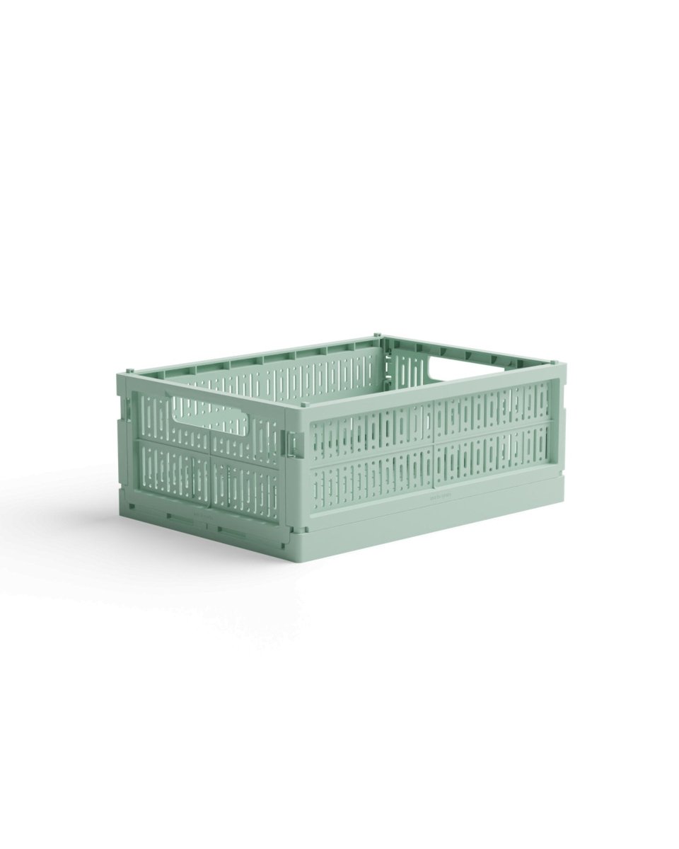 Made Crate - Klappbox Midi Minty - ROSA ECK - Grün, ,