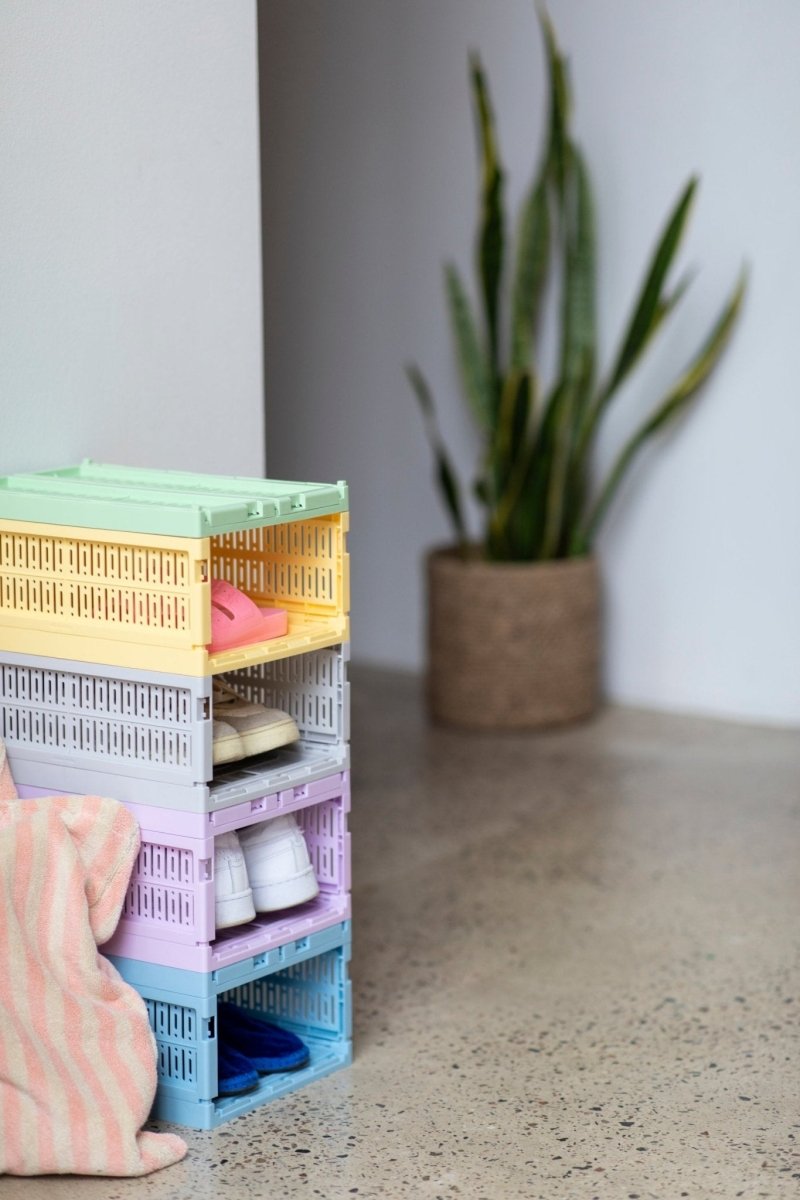 Made Crate - Klappbox Midi Toffee - ROSA ECK - Braun, ,