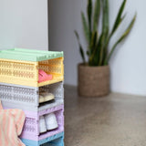 Made Crate - Klappbox Midi Toffee - ROSA ECK - Braun, ,