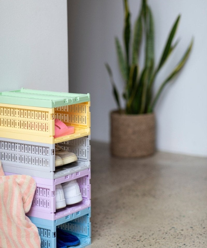 Made Crate - Klappbox Midi Toffee - ROSA ECK - Braun, ,