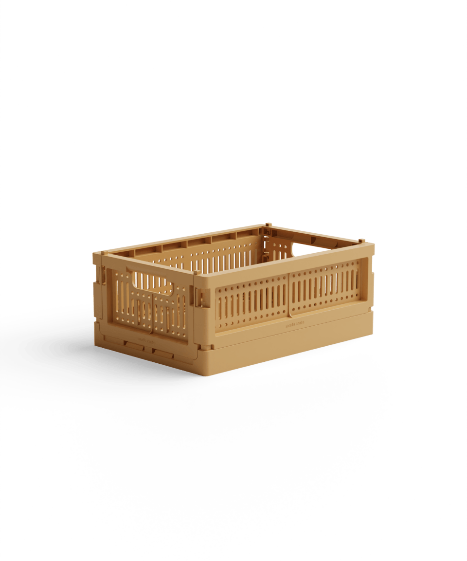 Made Crate - Klappbox Mini Fudge - ROSA ECK - Braun, ,
