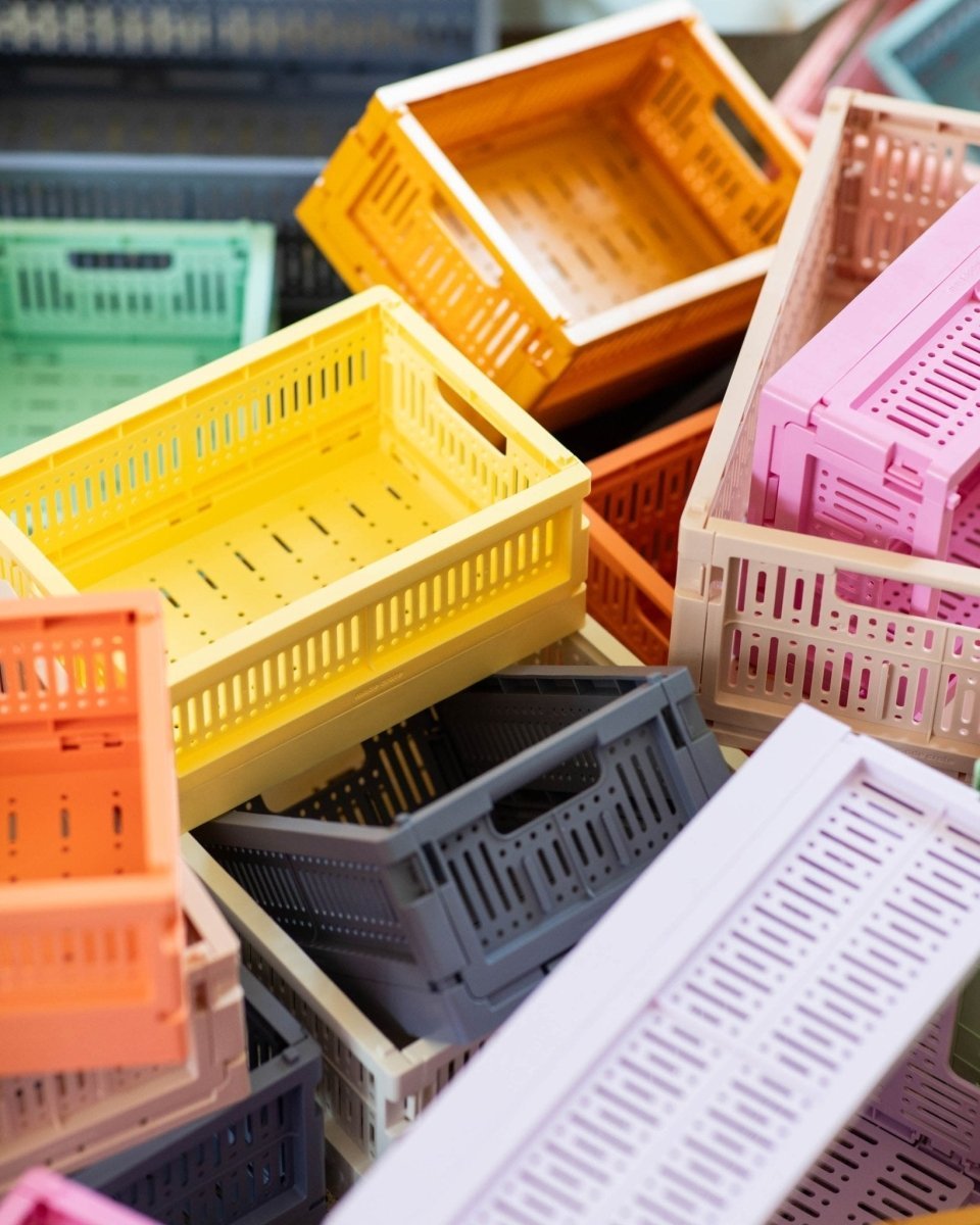 Made Crate - Klappbox Mini Misty Grey - Klappbox - ROSA ECK