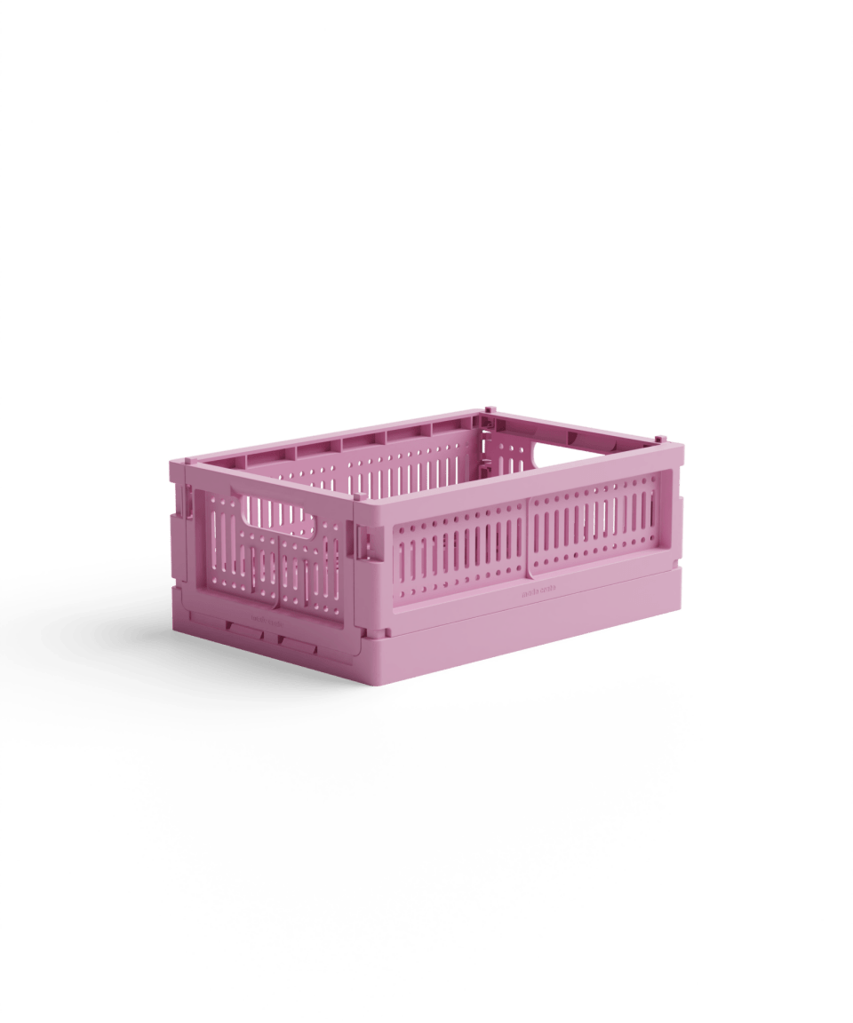 Made Crate - Klappbox Mini Soft Fuchsia - ROSA ECK - Pink, ,