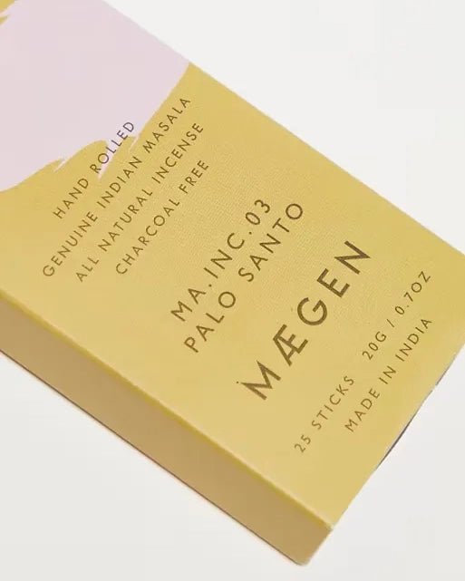 MAEGEN - PALO SANTO Räucherstäbchen (25 Stück) - Räucherstäbchen - ROSA ECK Concept Store